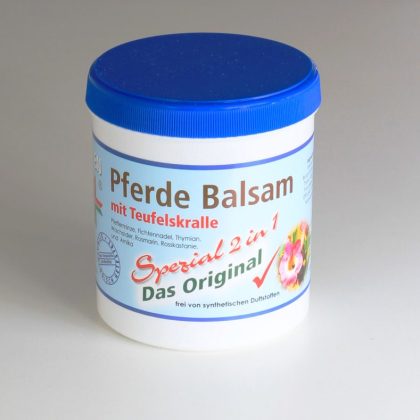 100% Vegán gyógynövényes lóbalzsam (200 ml) CristinenMoor Pferdebalsam Spezial 2 az 1-ben mit Teufelskralle