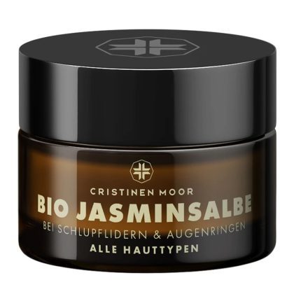 CristinenMoor® Bio jasminsalbe ceramiddal szemránc / bőrhidratáló krém (50 ml) 100% vegán natúr