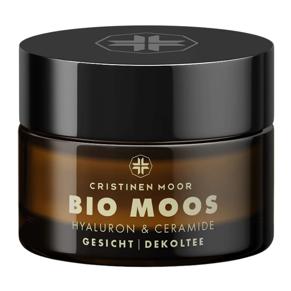 CristinenMoor® Bio Moos Hyaluron +ceramiddal nappalikrém (50ml) 100% vegán natúr