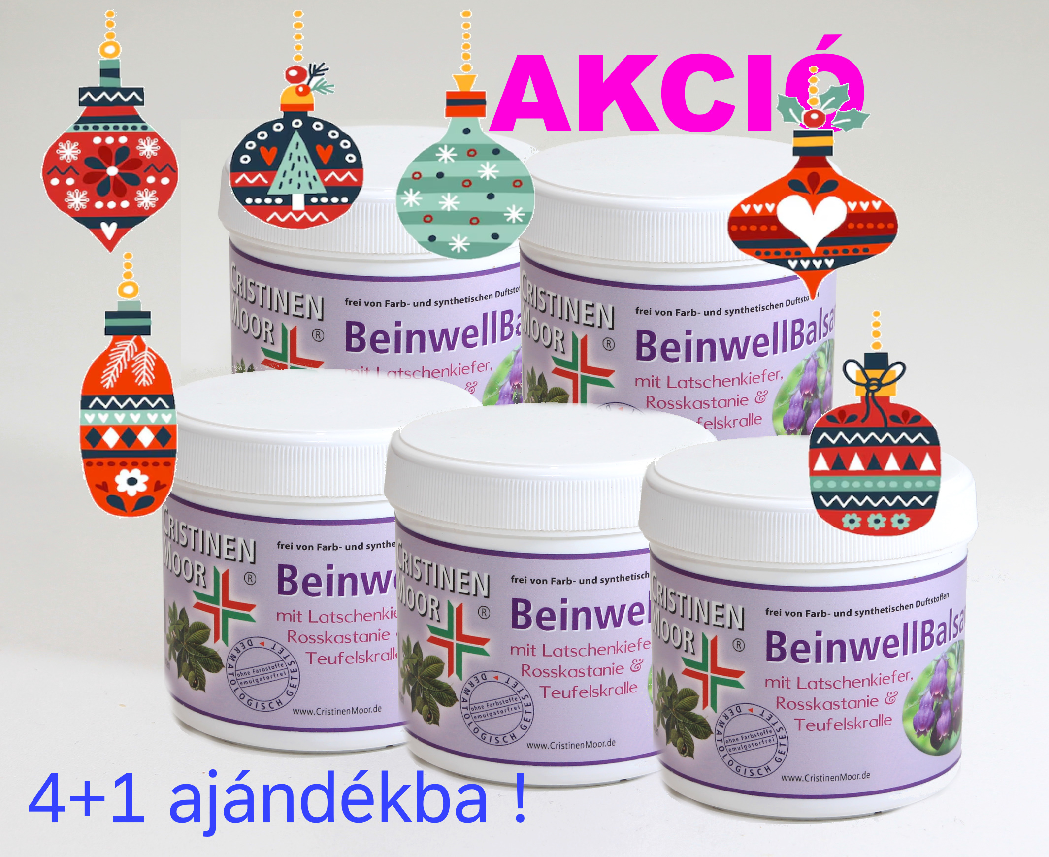 4+1db ajándékba akció! Beinwell balzsam mozgásszervek karbantartásáért! (200 ml)