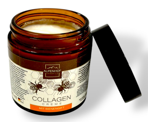 Alpenhof Collagen Creme mit Bienengift – Kollagénes arckrém méhméreggel (100 ml) - 2. kép
