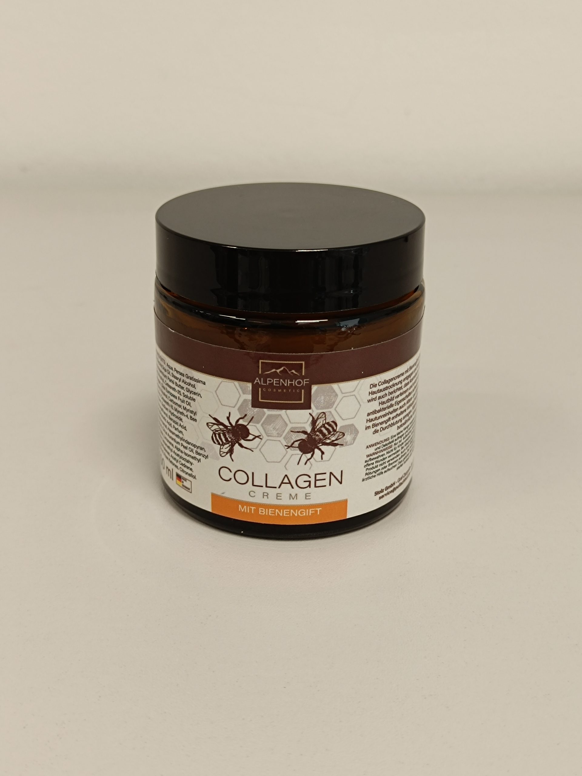 Alpenhof Collagen Creme mit Bienengift – Kollagénes arckrém méhméreggel (100 ml)