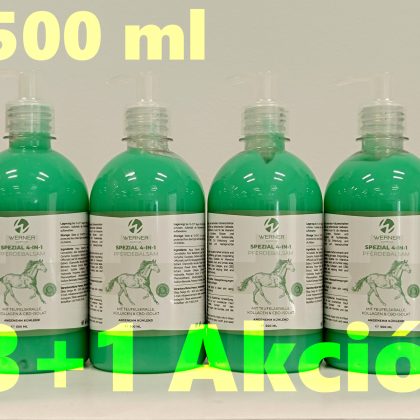 Wernervital Lóbalzsam 4 in1 | 500 ml 3db+1db ajándék